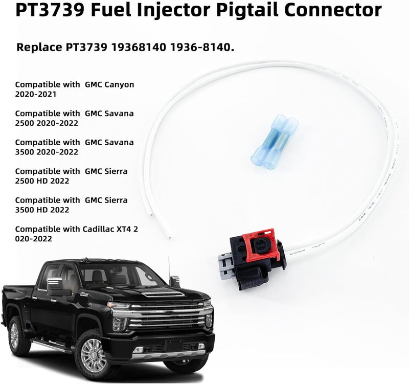 Farpida PT3739 Injector Pigtail Connector compatible witDuramax L5P Engine V8 6.6L, Multi-Purpose Pigtail Kit for GM Original Equipment,Wire Plug Pigtail Kit - Image 4